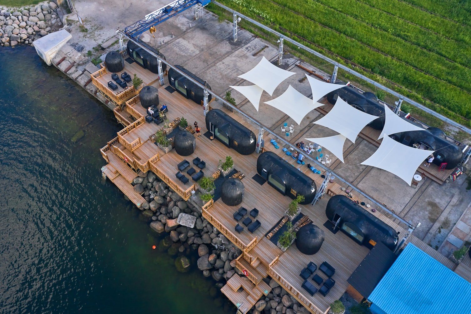 Cabins, Saunas and offices for Iglupark in Tallinn
