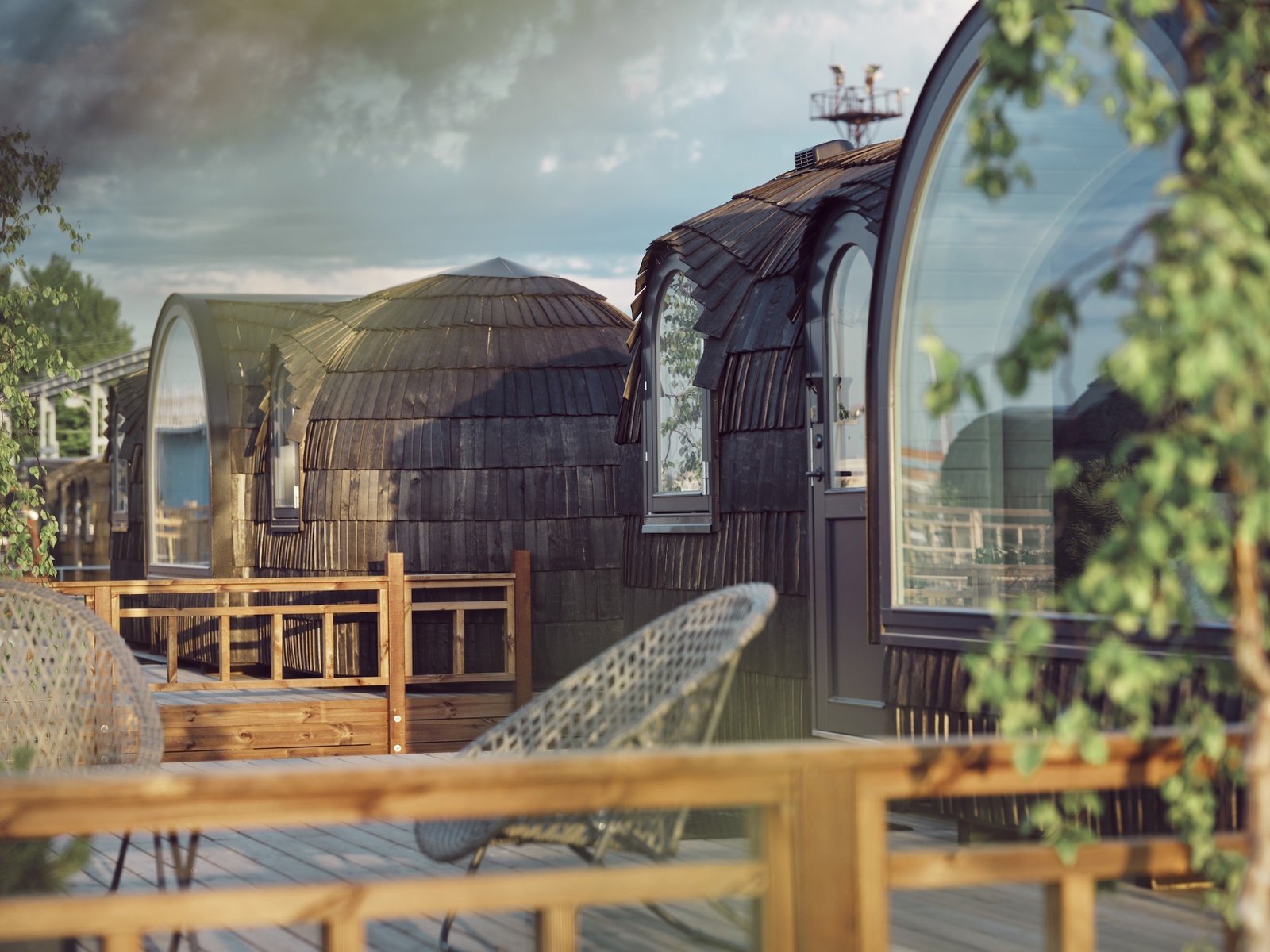 Saunas of Iglupark in Estonia