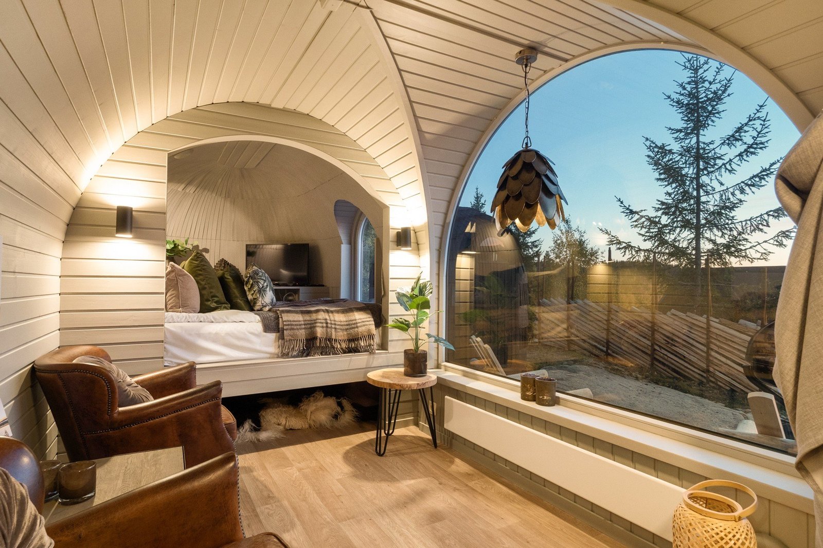 Interior of a cabin in norway