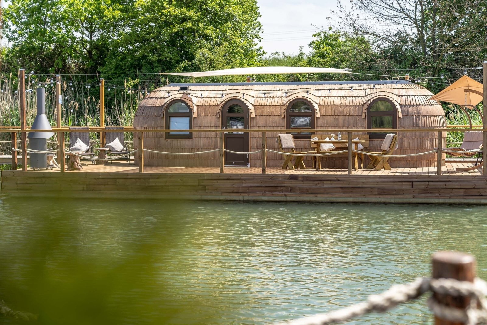 Floating Cabins in Germany